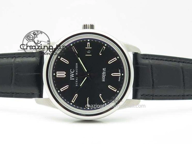 MIROTIME 0519 Ingeniuer St.Laurens SS Black Dial MKF 1:1 V2 Best Edition On Black Leather Strap A Functional 7351